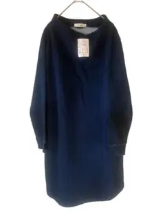 oscope ロングチュニック　膝丈ワンピース　裏起毛　新品タグ付き　秋冬