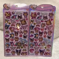 サンリオ　うるちゅるポップシール　日焼けキティ　ボンボンドロップシール