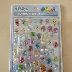 【正規品】ボンボンドロップシールmini しずくちゃん　しずくの森のなかまたち
