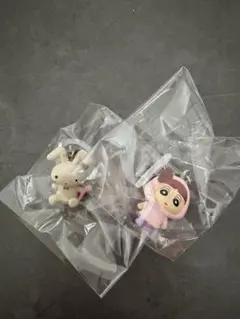 クレヨンしんちゃん めじるしアクセサリー 2点セット ねねちゃん しあわせうさぎ