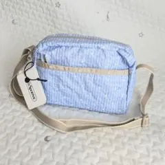 【新品】レスポートサック ／フェミニンポルカドット ショルダーバッグ 水色