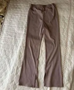 GU リブ　ストレッチ　パンツ