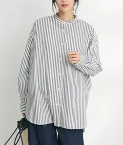 CRAFT STANDARD BOUTIQUE バンドカラーシャツ