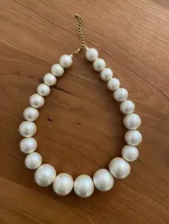 コットンパールネックレス