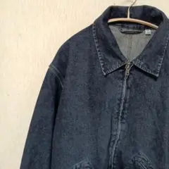 GU　XL　デニムジップアップジャケット