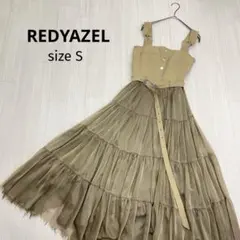 ◆ REDYAZEL レディアゼル デザイン オーガンティアード ワンピース