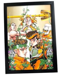 ジョジョ　ポスター　セット　額縁込み 額付きポスター】JOJO ジョジョの奇妙な冒険 第6部 徐倫④(新品