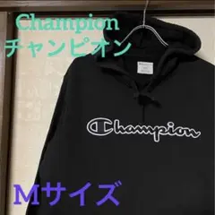 Champion チャンピオン ロゴ パーカー プルオーバー 黒 Mサイズのサムネイル