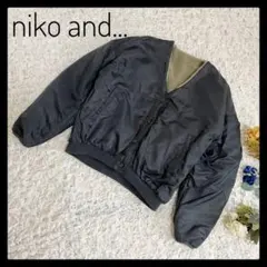 niko and... ニコアンド 2wayブルゾン ボア ブラック サイズ3のサムネイル