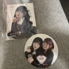きゅるりんってしてみて 逃げ水あむ チバゆな ブロマイド コースター セット