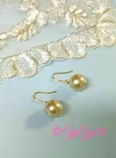 一粒パール ピアス・イヤリング