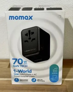【新品】Momax 1-World 70W GaN トラベルアダプター