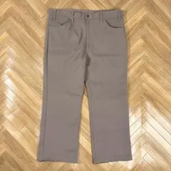 W40L27実寸 usa製90s リーバイス517 スタプレ ベージュスラックス