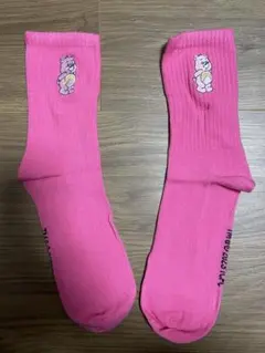 H&M ケアベア　靴下　ソックス　ピンクのサムネイル