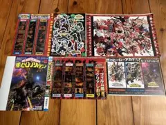 僕のヒーローアカデミア　週間ジャンプ綴じ込み付録　クリアファイル　シール　しおり