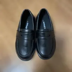 ブラック ローファー キッズシューズ