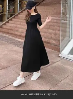 神戸レタス　スクエアネックワンピース