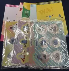 セブンイレブン　パペットスンスン　ノート　ブックマーカー　コンプリートセット