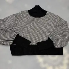 JEANASIS ハイネックセーター フリーサイズ　ショート丈