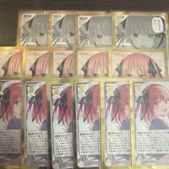 五等分の花嫁 スリーブ＆カードセット　中野二乃 15枚