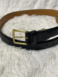 POLO Ralph Lauren ラルフ 本革 レザーベルト ブラック 日本製