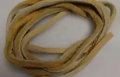 [革屋の革紐]　吟あり　肉厚　ディアスキン　鹿紐　90cm ベージュ ネックレスのサムネイル