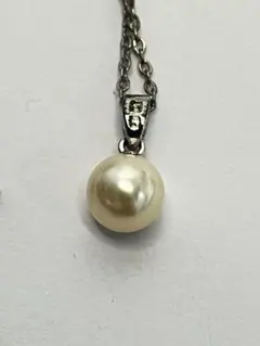 MIKIMOTO ミキモト パール ネックレス シルバー 5粒 5mm - メルカリ