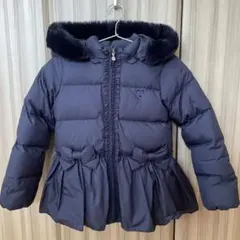 mezzo piano ネイビー コート 140