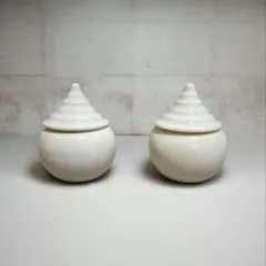 神具　水玉　2寸　神棚用　神具用　白　陶器　水入れ　新品未使用　2個セット