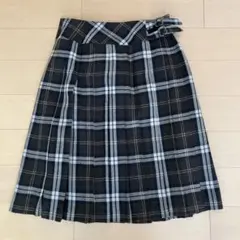 COMME CA ISM チェック柄プリーツスカート