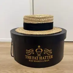 新品 サンサーフ ミスターファットマン パナマハット L 麦わら帽子 茶 