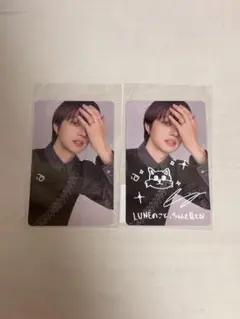 ＆TEAM 月狼 weverse ラキドロ 手書き ウィジュ 落書き トレカ