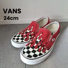 VANS バンズ スリッポン ワンオクTAKA チェッカー - メルカリ
