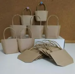 ミニ紙袋♡クラフト【トート型】