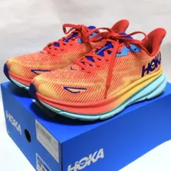 HOKAONEONE ホカオネオネ CLIFTON9 24.0cm オレンジ
