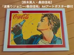 鈴木英人 / 波乗りジョニー 桑田佳祐【A4サイズ写真ポスター額装付2点