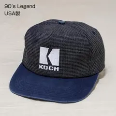 90s Legend USA製 KOCH 企業モノ キャップ ヴィンテージ