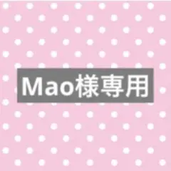 Mao様専用ページ