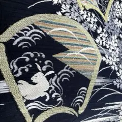 帯8523 ○高級 正絹 絽塩瀬 夏帯 名古屋仕立て 名古屋帯 - Mercari 