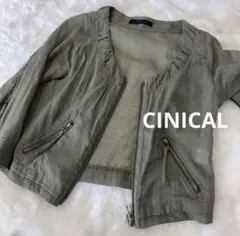 SALE！CINICAL*ノーカラーシアージャケットのサムネイル