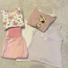 パジャマ　シャツ　ロンTセット　95から100cm