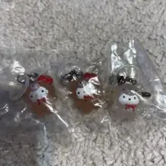 サンリオ めじるしアクセサリー ラテクマ　キティちゃん2 ポチャッコ1