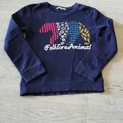 GLOBAL WORKl ネイビー トレーナー XL