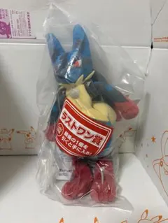 ポケモン　一番くじ　ぬいぐるみ　メガルカリオ　ラストワン賞