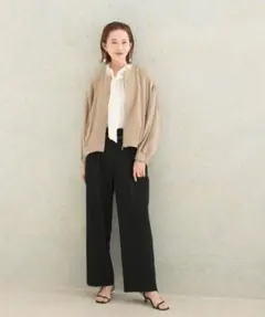 美品⭐︎URBAN RESEARCH ROSSO タックボリュームブルゾンのサムネイル