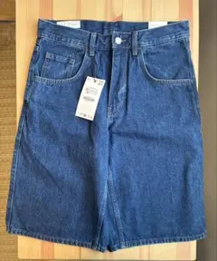 ZARA デニムハーフパンツ ブルー 38インチ