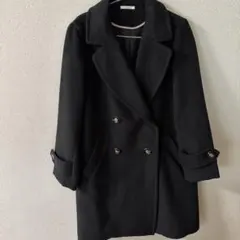 SALE⭕️TOPTOPOLOロングコート ブラック ダイヤ柄 新品 - メルカリ