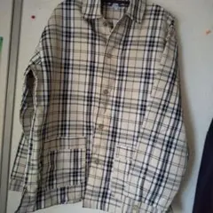 Nylaus ナイラスチェックシャツ　シャツジャケット ビッグシルエット