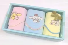 サンリオ　シナモン　ミニ　プチ　タオル　ハンカチ　セット　刺繍　ギフト