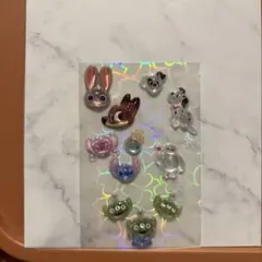 ボンボンドロップシール ズートピア おすそ分け ディズニー ミニ